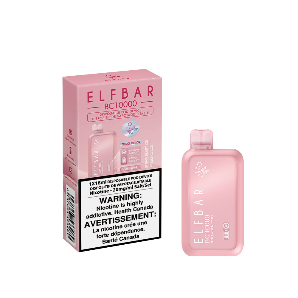 Strawberry Ice by Elfbar BC10000 (10000 Puff) 18mL