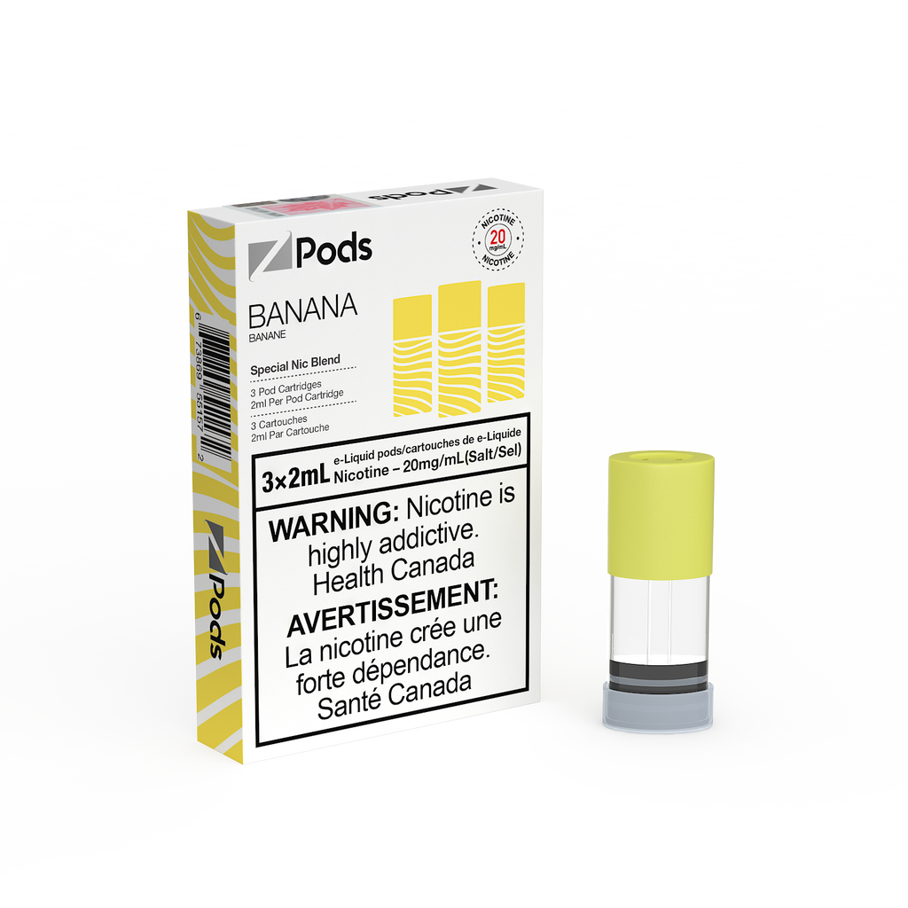 Banana Z Pods by Z Lab ('Stlth' Compatible Vape Pod) [ON]  VapingStory