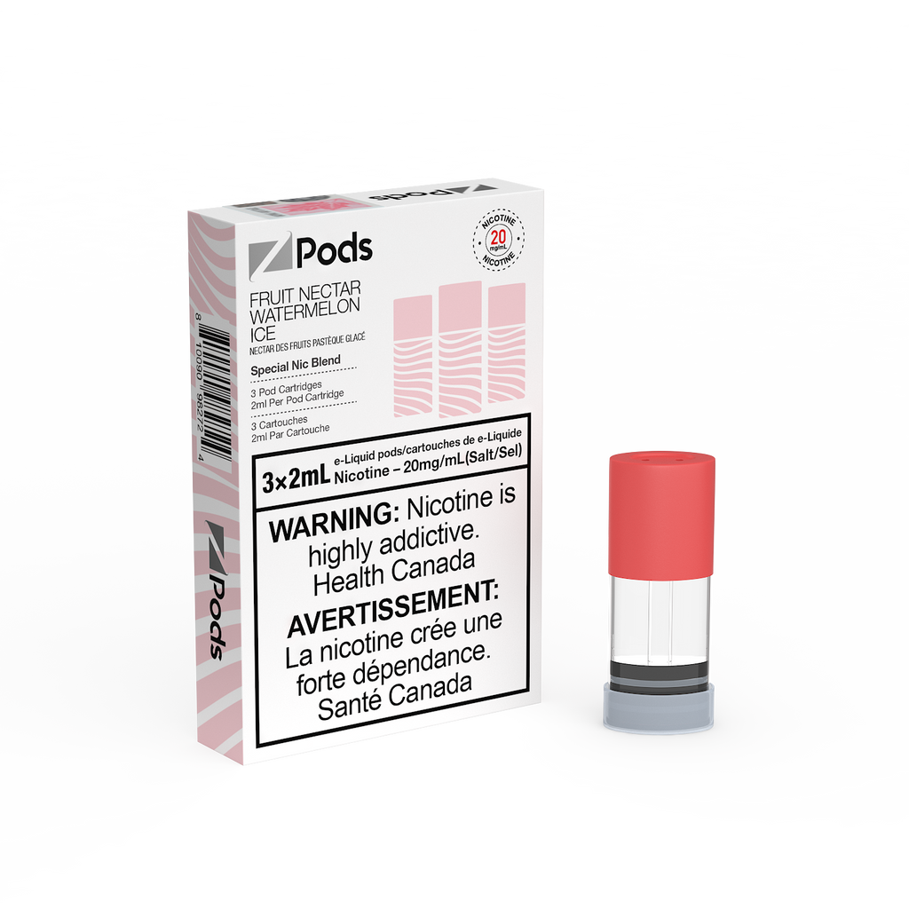 Fruit Nectar Watermelon Ice Z Pods by Z Lab ('Stlth' Compatible Vape P VapingStory Fruit Nectar Watermelon Ice Z Pods by Z Lab ('Stlth' Compatible Vape P VapingStory