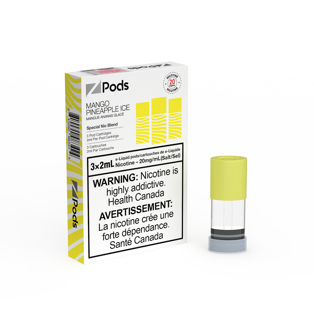 Mango Pineapple Iced Z Pods by Z Lab ('Stlth' Compatible Vape Pod) [ON –  VapingStory