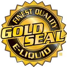 Gold Seal Logo 'E-Juice, E-Liquid Brand'