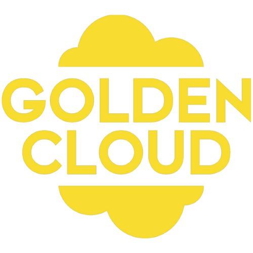 Golden Cloud Logo 'Premium E-Liquid Brand'