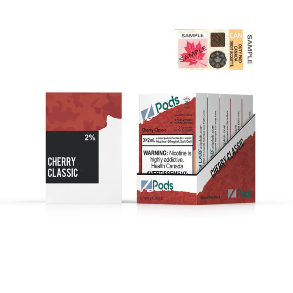 Cherry Classic Z Pods by Z Lab ('Stlth' Compatible Vape Pod) [ON]