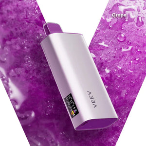 Grape Disposable Vape by Veev Now (18mL 8K) [ON]