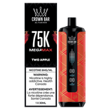 Two Apple by Al Fakher Mega Max 75K 30mL - Disposable Vape [ON]