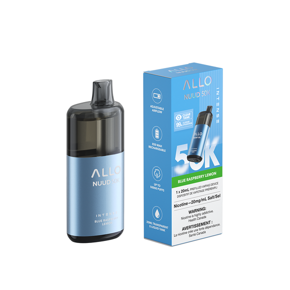 Blue Raspberry Lemon by Allo Intense Nuud 50K - Disposable Vape [ON]