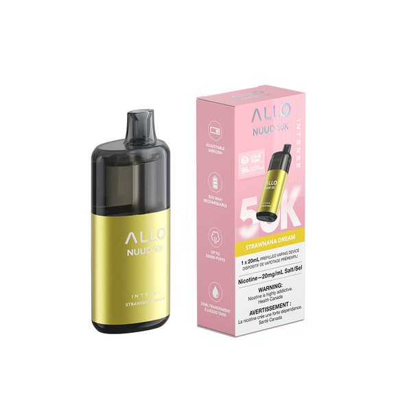 Strawnana Dream by Allo Intense Nuud 50K - Disposable Vape [ON]