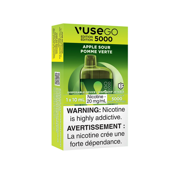 Apple Sour by Vuse Go Edition 5000 (10mL, 5000 Puff) - Disposable Vape