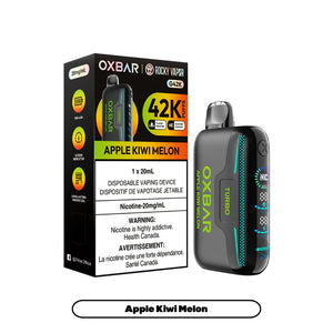 Apple Kiwi Melon by OXBAR x Rocky Vapor G42K (42000 Puff) 20mL - Disposable Vape [ON]