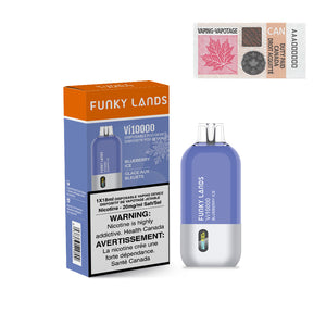 Blueberry Ice by Funky Lands Vi10000 "Elfbar" (10000 Puff) 18mL - Disposable Vape