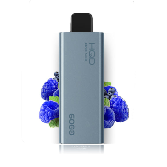 Blue Raspberry by HQD Cuvie Slick (6000 Puff, No Recharge) 15mL - Disposable Vape