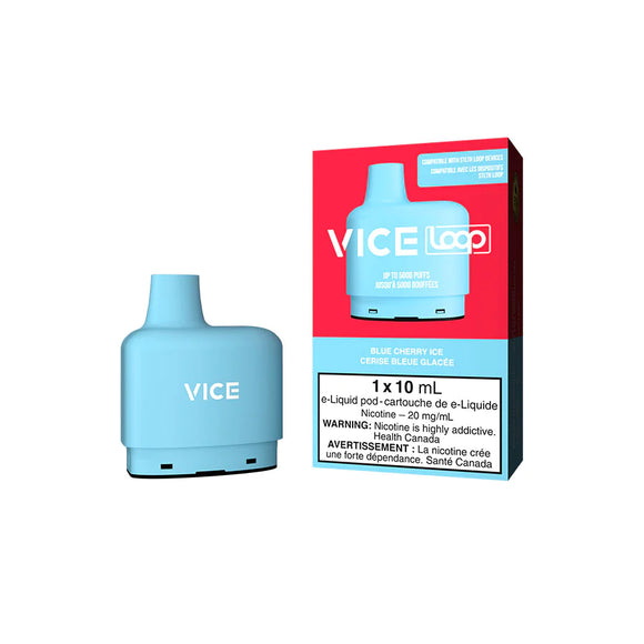 Blue Cherry Ice by Vice Loop - Closed Pod System