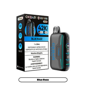 Blue Razz by OXBAR x Rocky Vapor G42K (42000 Puff) 20mL - Disposable Vape [ON]