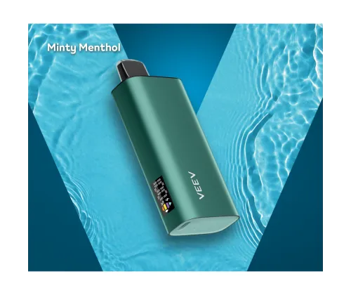 Blue Mint Disposable Vape by Veev Now (18mL 8K) [ON]