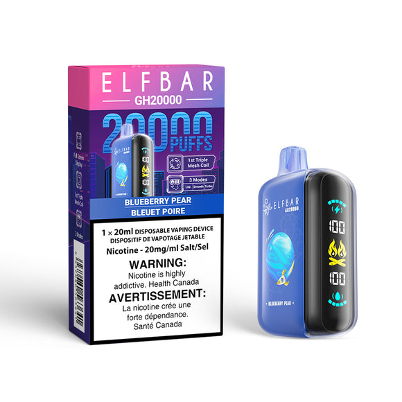 Blueberry Pear by Elfbar GH20K (20000 Puff) 20mL - Disposable Vape