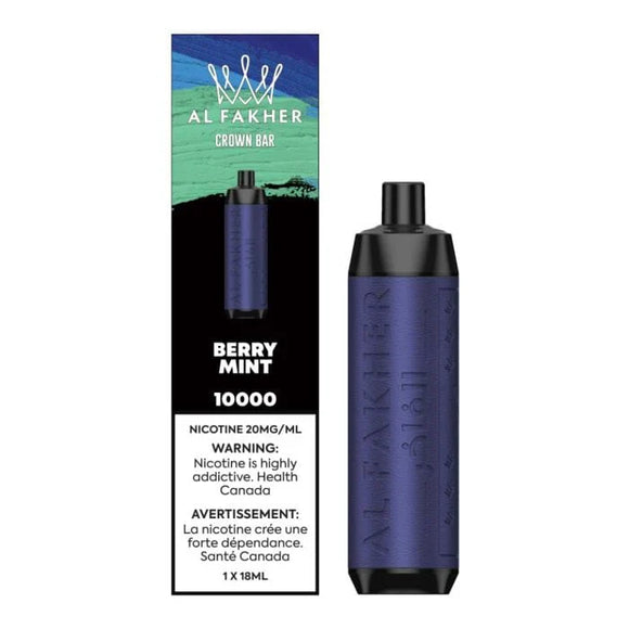 Blueberry Mint by AL FAKHER 10K (10000 Puff) 18mL - Disposable Vape