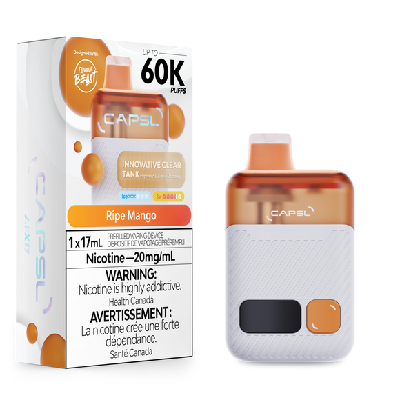 Ripe Mango by Capsl 60K 17mL - Disposable Vape [ON]