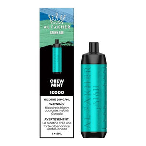 Chew Mint by AL FAKHER 10K (10000 Puff) 18mL - Disposable Vape