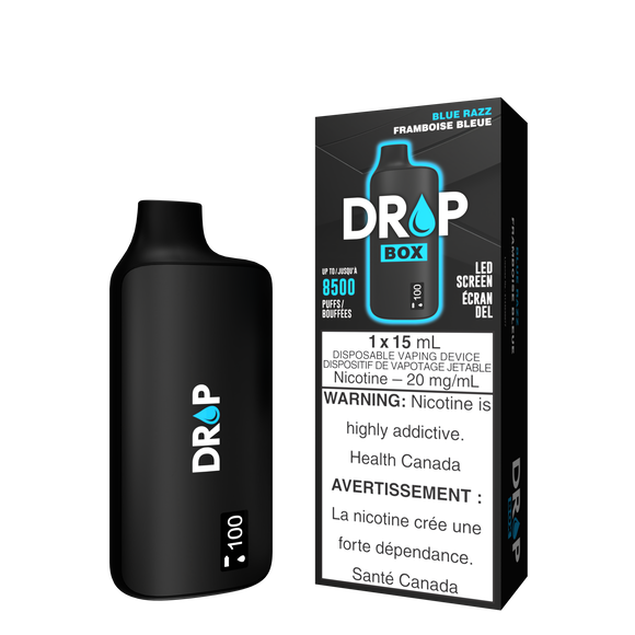 Blue Razz by Drop Box 8500 Puff 15mL - Disposable Vape