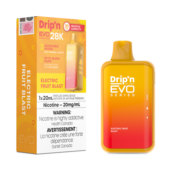 Electric Fruit Blast by Envi Drip'n EVO 28K - Disposable Vape [ON]