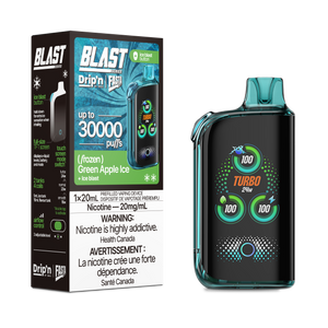 Green Apple Ice by Envi Drip'n Fasta Blast 30K - Disposable Vape [ON]