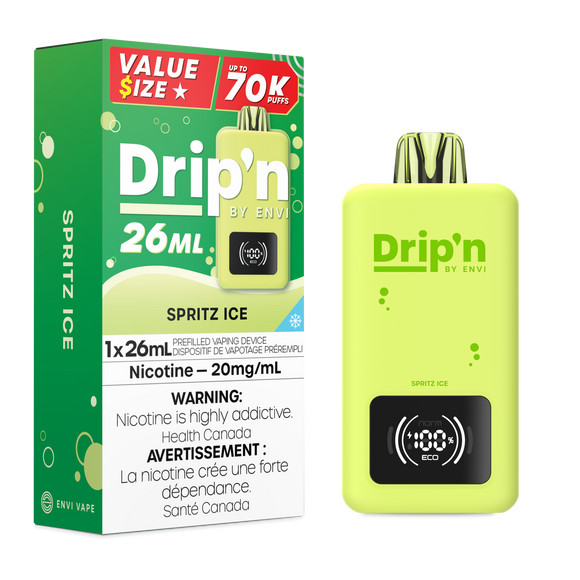 Spritz Ice by Envi Drip'n 70K 26mL - Disposable Vape [ON]