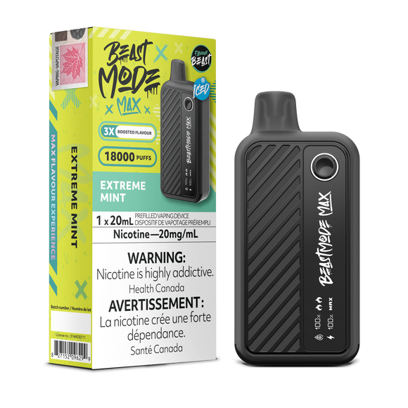 Extreme Mint by Flavour Beast Beast Mode Max 18000 Puff 20ml - Disposable Vape