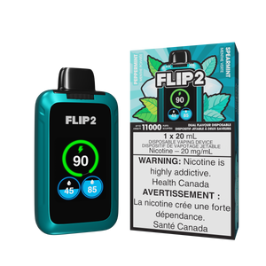 Peppermint and Spearmint by Flip 2 11K (11000 Puff) 20mL - Disposable Vape