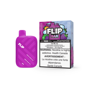 Grape Punch Ice and Berry Blast Ice by Flip Bar (9000 Puff) 16mL - Disposable Vape