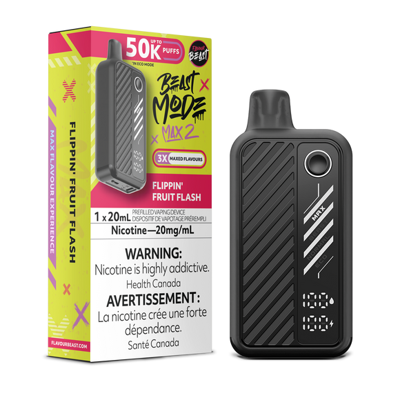 Flippin' Fruit Flash by Flavour Beast Max 2 50K Puff 20ml - Disposable Vape 