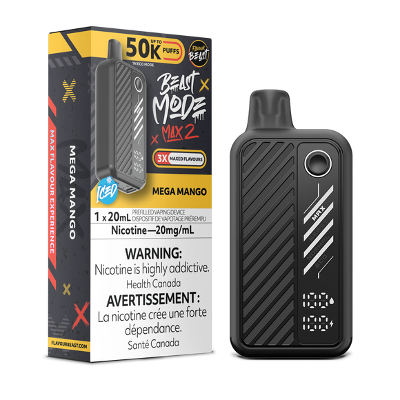 Mega Mango by Flavour Beast Max 2 50K Puff 20ml - Disposable Vape 