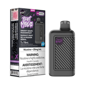 Groovy Grape Passionfruit Iced by Flavour Beast Beast Mode 8000 Puff 16ml - Disposable Vape