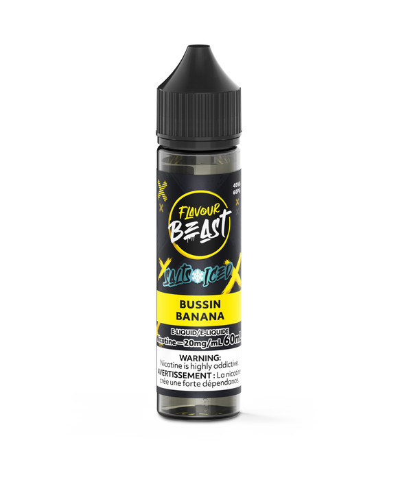 Bussin Banana (Ice) by Flavour Beast Salt 60mL [ON]