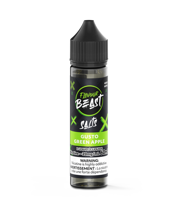 Gusto Green Apple by Flavour Beast Salt 60mL [ON]