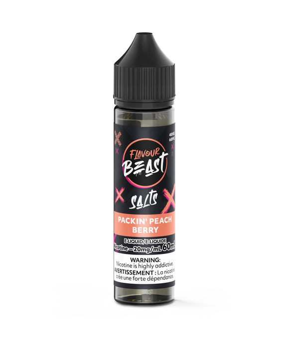 Packin' Peach Berry by Flavour Beast Salt 60mL [ON]