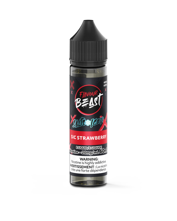 Sic Strawberry (Ice) by Flavour Beast Salt 60mL [ON]