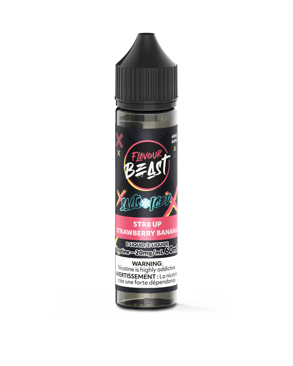 STR8 UP Strawberry Banana (Ice) by Flavour Beast Salt 60mL [ON]