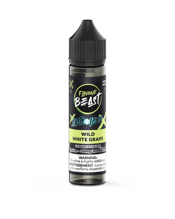 Wild White Grape (Ice) by Flavour Beast Salt 60mL [ON]