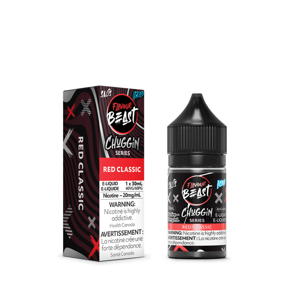 Red Classic (Iced) by Flavour Beast Chuggin Salt - E-Liquid (30ml)