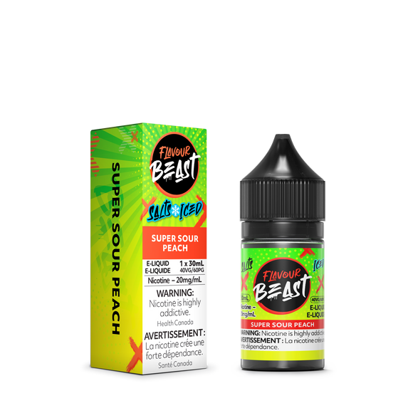 Super Sour Peach Iced by Flavour Beast Salt [CAN]