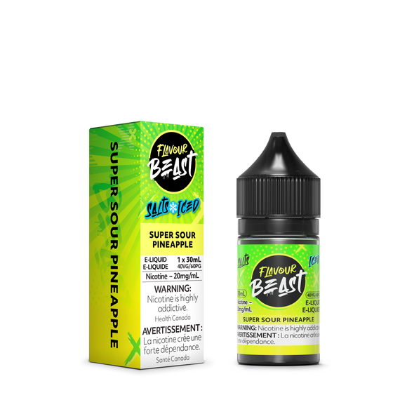 Super Sour Pineapple Iced by Flavour Beast Salt - E-Liquid (30ml)