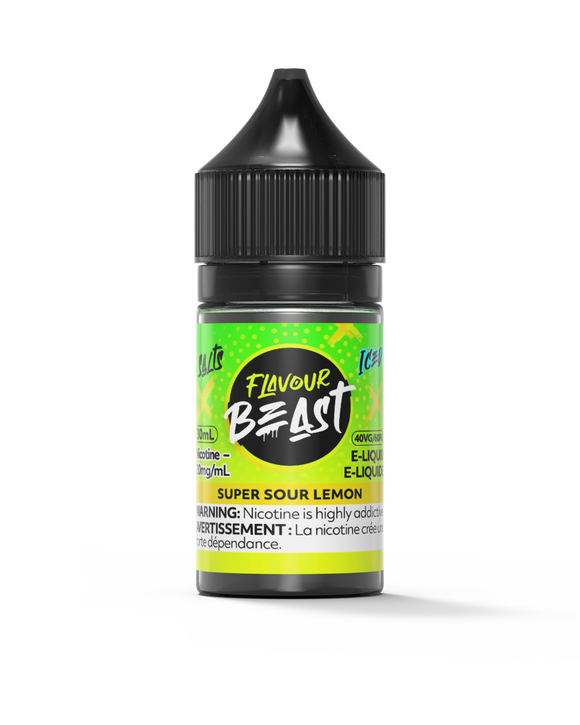 Super Sour Lemon Iced by Flavour Beast Salt