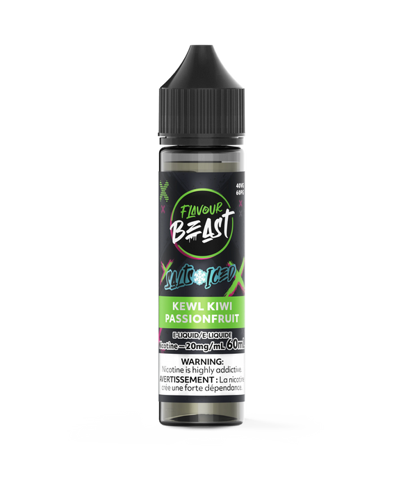 Kewl Kiwi Passionfruit (Ice) by Flavour Beast Salt 60mL [ON]