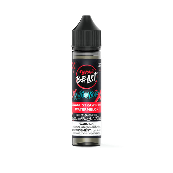 Savage Strawberry Watermelon (Ice) by Flavour Beast Salt 60mL 