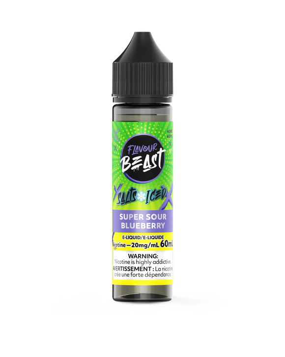 Super Sour Blueberry (Ice) by Flavour Beast Salt 60mL