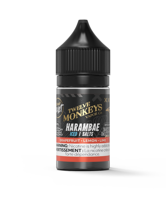 Harambae (Iced) by Flavour Beast X Twelve Monkeys Salt 30mL [ON]