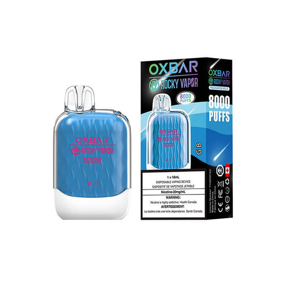 GB by OXBAR x Rocky Vapor G8000 (8000 Puff) 18mL - Disposable Vape - Ottawa Vape Store, Hamilton Vape Store