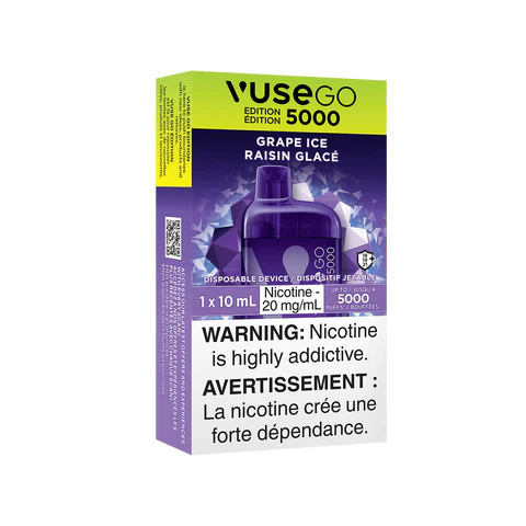 Grape Ice by Vuse Go Edition 5000 (10mL, 5000 Puff) - Disposable Vape