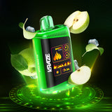 Apple Bomb Ice by Kraze HD Mega (20000 Puff) 20mL - Disposable Vape