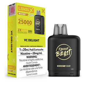 VC Delight by Level X Flavour Beast Boost - Closed Pod System (25K Puff)